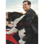 henry cavil leather Black jackets