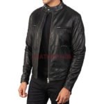 Men's Gatsby Black Biker Jacket