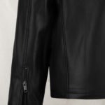 henry cavil leather Black jacket