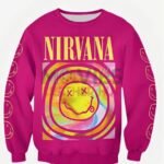 nirvana sweatshirt front picture of girl