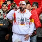 Super Bowl LVII Parade Travis Kelce Pullover Jacket