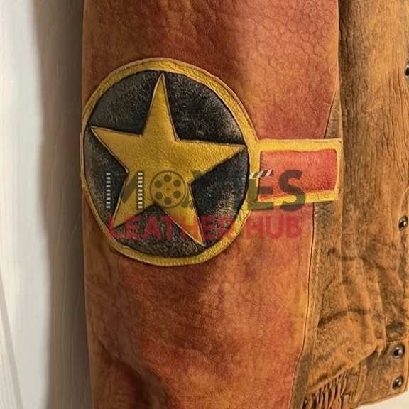 Authentic Vintage Snoopy Leather Bomber Jacket