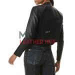 Hoda Kotb The Today Show Black Leather Jacket