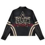 La Fam Retro Varsity Leather Jacket
