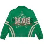 La Fam Retro Varsity Leather Jacket
