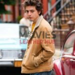 A Complete Unknown Timothée Chalamet Shearling Jacket