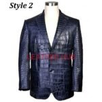 Alligator Luxury Black Blazer
