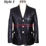 Alligator Luxury Black Blazer