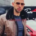 Andrew Tate Brown Fur Shearling Leather Jacket