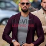 Andrew Tate Top G Cobra Maroon Blazer