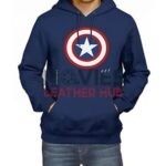 Captain America Shield Pullover Fleece Hoodie