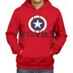 Captain America Shield Pullover Fleece Hoodie
