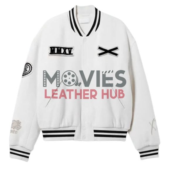Future XO Varsity White Jacket