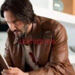 John Wick Keanu Reeves Brown Leather Jacket