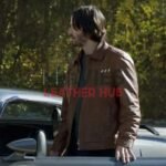 John Wick Keanu Reeves Brown Leather Jacket