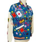 Lucky Daye Candy Drip Jacket Varsity Jacket
