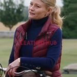 The Reluctant Royal Emilie De Ravin Burgundy Vest