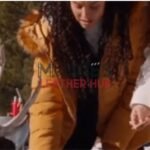 12 Dates of Christmas Fur Collar Brown Jacket