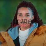 12 Dates of Christmas Fur Collar Brown Jacket