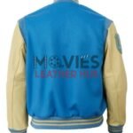 1952 Detroit Lions Varsity Blue and Cream Jacket
