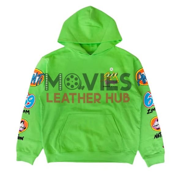 Chrome Hearts Sex Records Green Hoodie