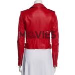 Cleopatra Coleman Clipped Leather Jacket