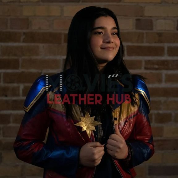 Ms. Marvel TV Show Iman Vellani Leather Jacket