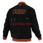Phoenix Suns Logoman Shadow Black Varsity Jacket