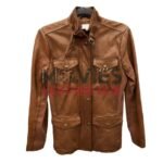 Supernatural Samantha Smith Brown Leather Jacket