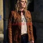 Supernatural Samantha Smith Brown Leather Jacket