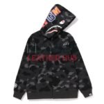 BAPE Color Camo Shark Zip Hoodie Junior