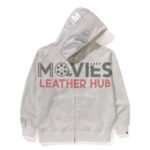 Bape Ink Camo Shark Zip Hoodie