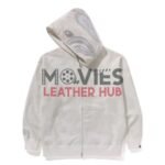 Bape Ink Camo Shark Zip Hoodie