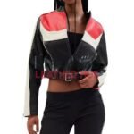 Adéla Jergová Pop Star Academy Leather Jacket