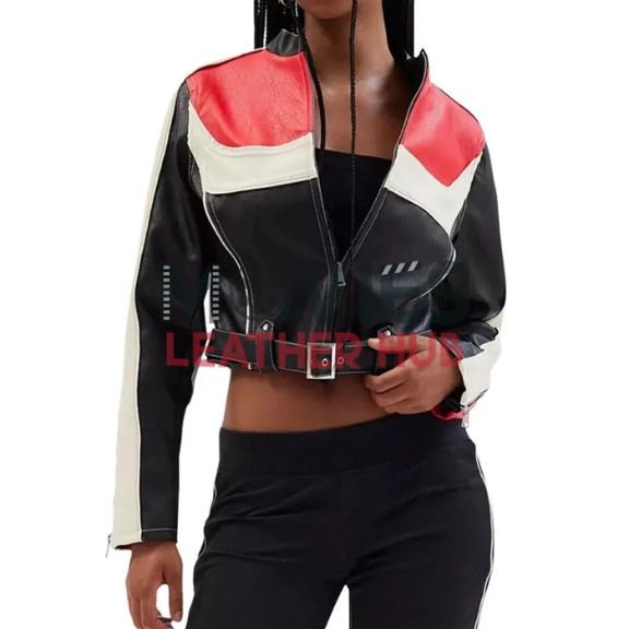 Adéla Jergová Pop Star Academy Leather Jacket