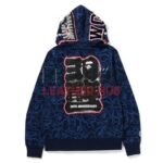 BAPE 30th Anniversary Line Camo Shark Full Zip Hoodie