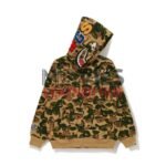 BAPE x KIDSUPER Camo Shark Full Zip Hoodie