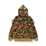 BAPE x KIDSUPER Camo Shark Full Zip Hoodie