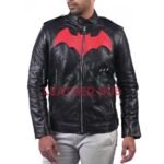 Batman Black Leather Biker Jacket
