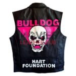 Bret Hart Foundation Black Leather Vest