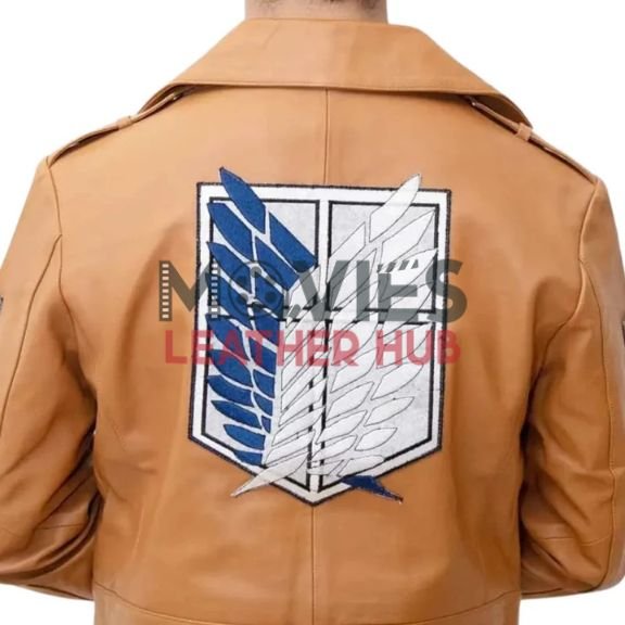 Eren Yeager Attack on Titan Short Brown Jacket