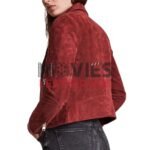 Love Victor Season 3 Rachel Hilson Red Suede Jacket