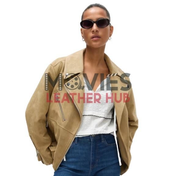 M&S Suedette Biker Jacket