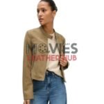 M&S Suedette Moto Jacket