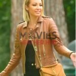 Mary Fitzgerald Bonnet Selling Sunset Leather Jacket