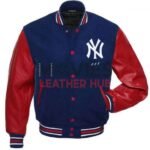 NY Yankees Letterman Red and Blue Jacket