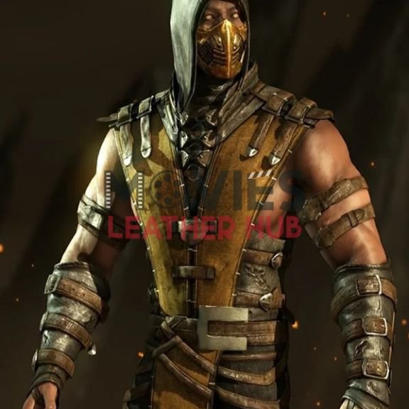 Scorpion Mortal Kombat Hooded Leather Jacket