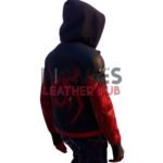 The End Spider-Man Miles Morales Red and Black Hoodie