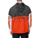 Baltimore Orioles Color Block Orange/Black Hoodie Windbreaker