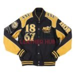 Alabama State Black Racing Twill Cotton Jacket